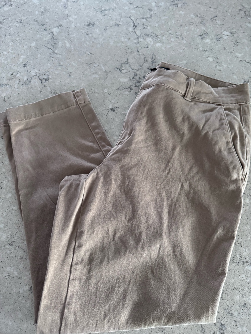 Womens Classic Chino Pants in Taupe